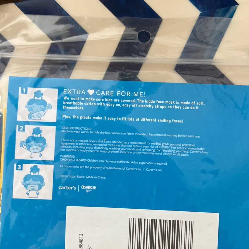 NEW! Kids Cloth Reusable Face Masks